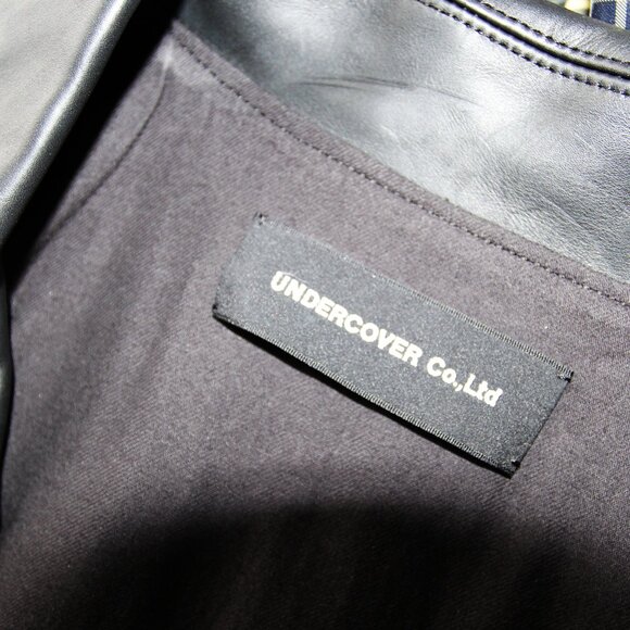 BNWT SS19 UNDERCOVER BOOTLEG TRUTH LEATHER JACKET 3 - Picture 11 of 15